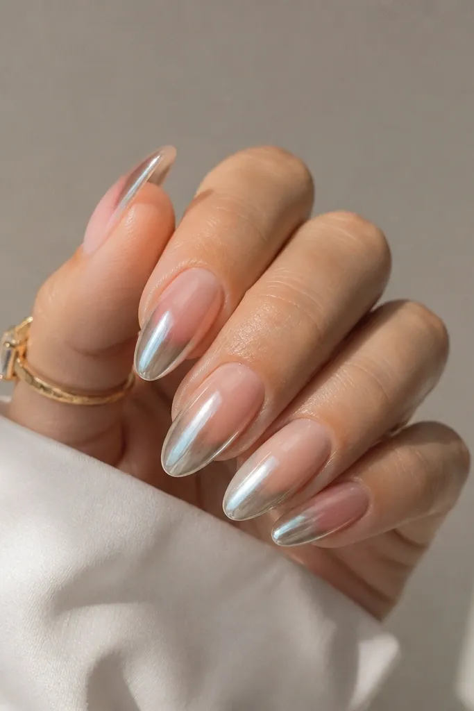 Cheap Ombre Chrome Nails That Still Look High-End
