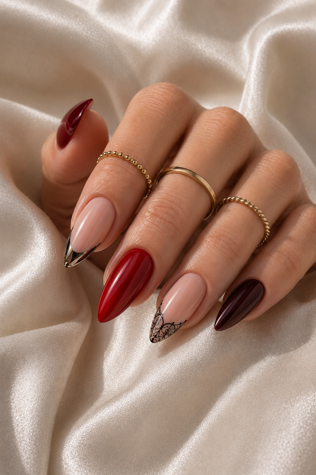 Easy short stiletto nails ideas