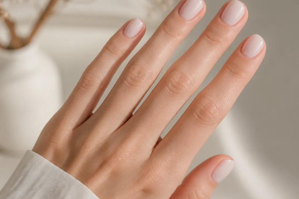 20 milky white short nails tested and loved