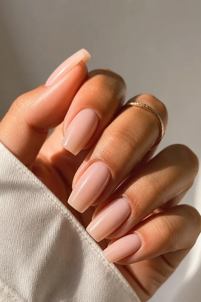Beginner-friendly short nails acrylic coffin