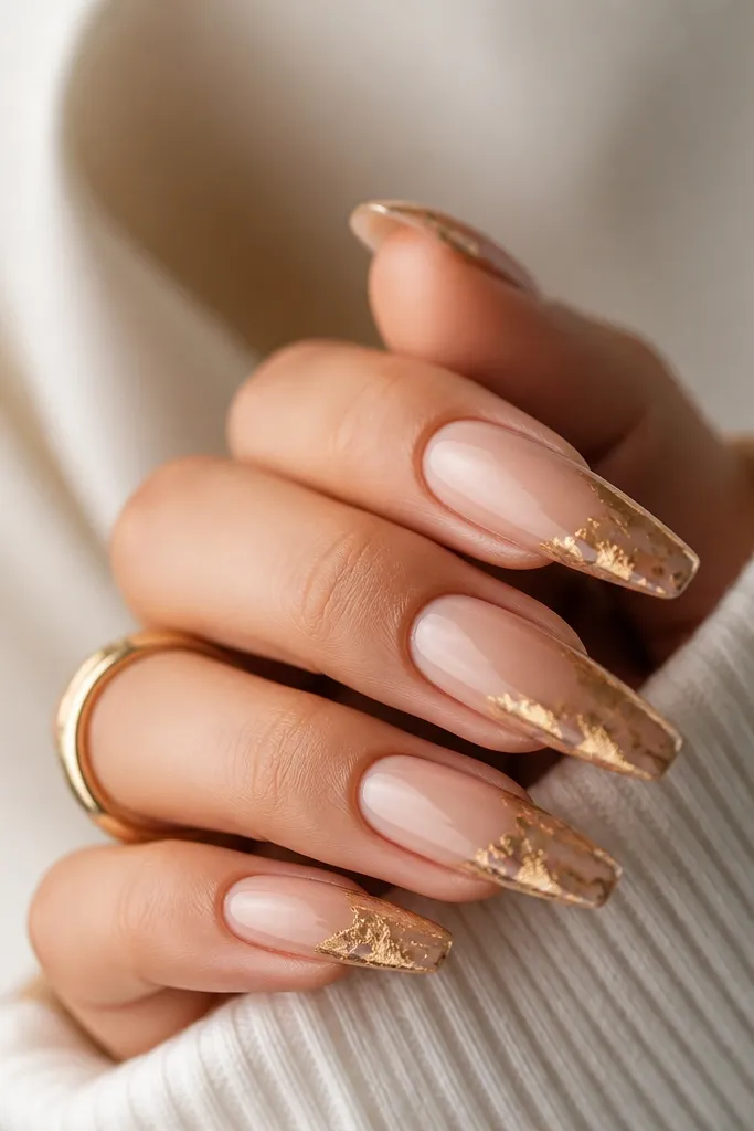 Luxury nails acrylic coffin that look expensive