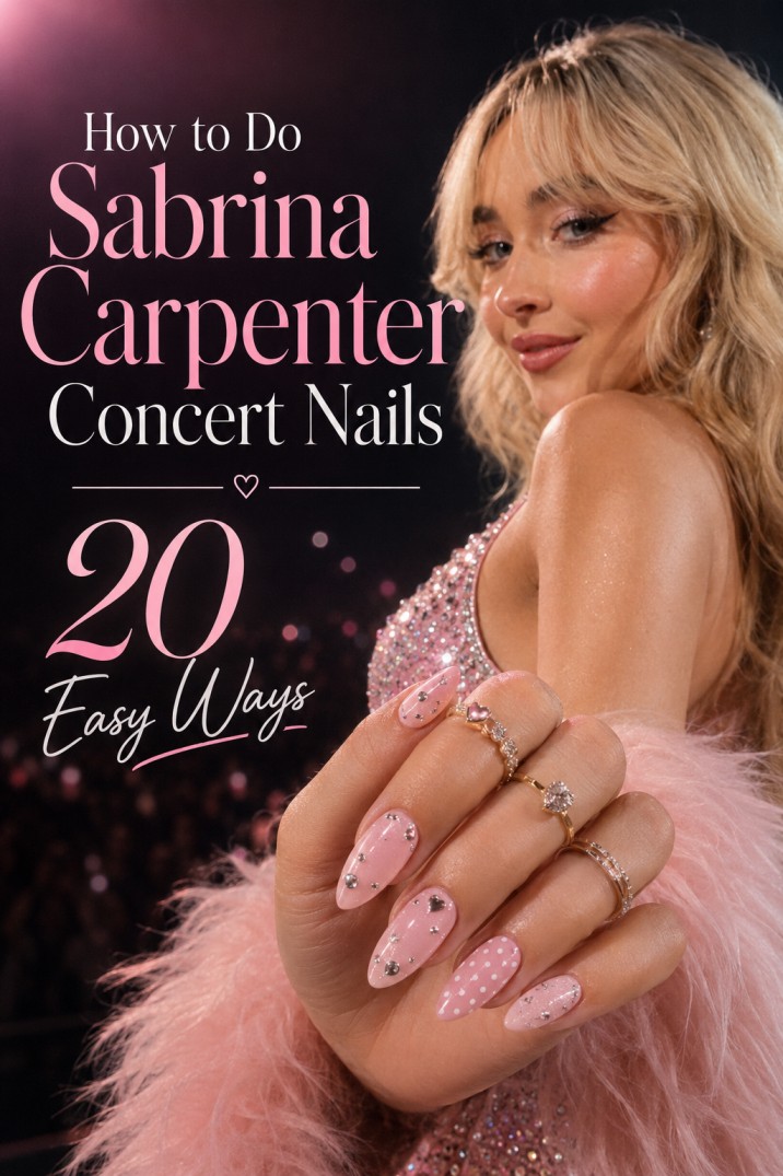 How to Do Sabrina Carpenter Concert Nails for Beginners