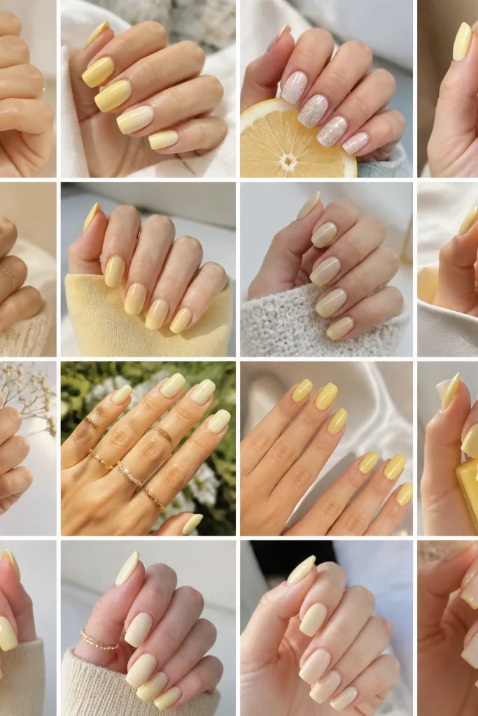 Summer Light Yellow Nails in 15 Ways