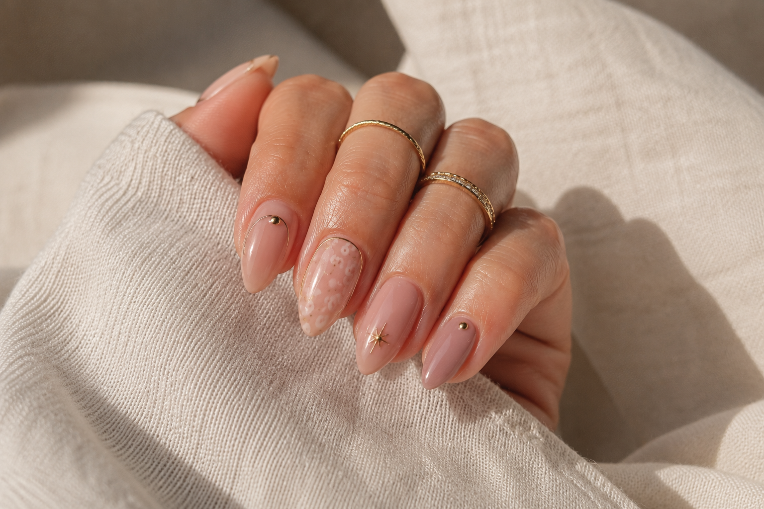 Year round short stiletto nails